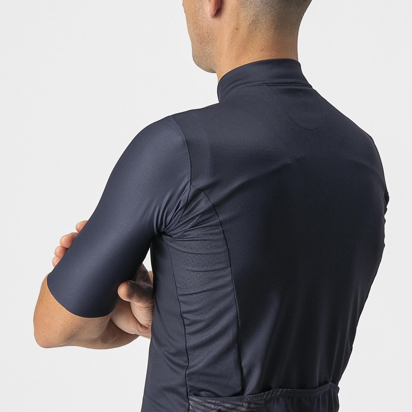 CASTELLI 13 SCREEN Trikot Kurzarm Blau/Rot - Image 4
