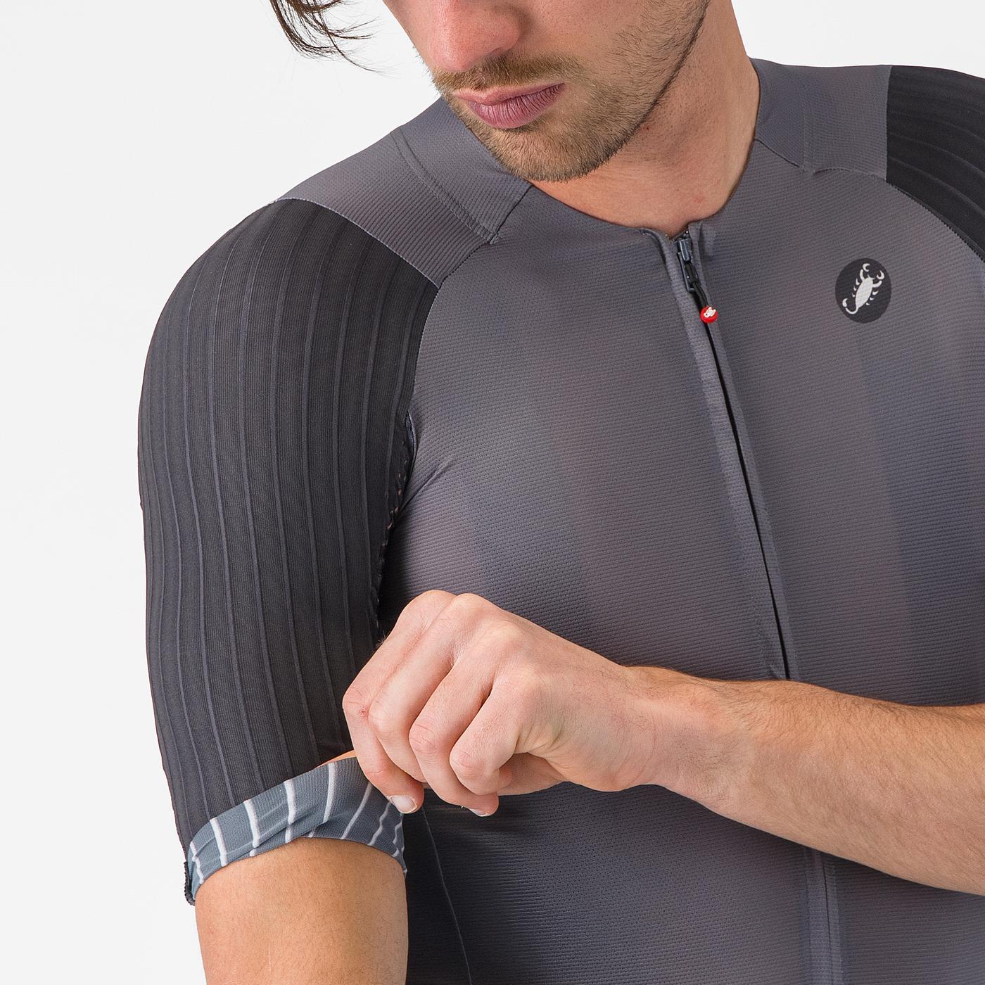 CASTELLI AERO RACE 8S Trikot Kurzarm Grau - Image 3