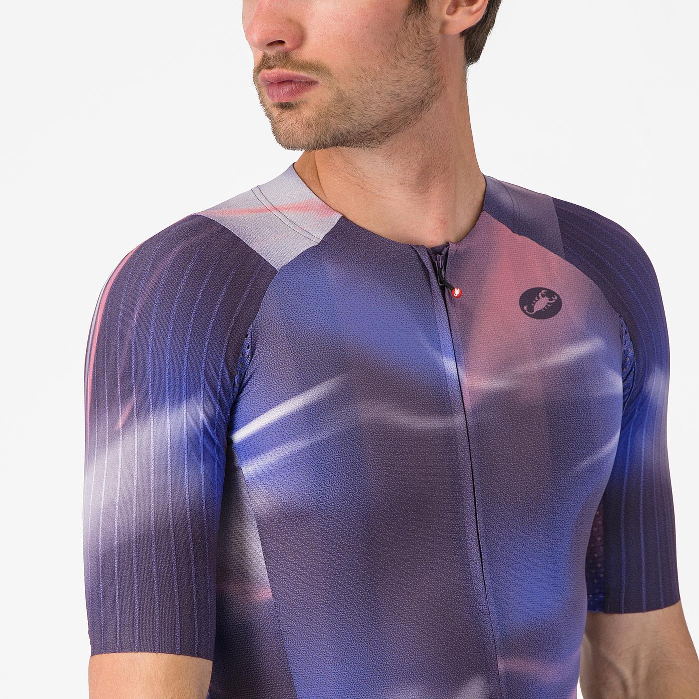 CASTELLI AERO RACE 8S Trikot Kurzarm Violett - Image 5