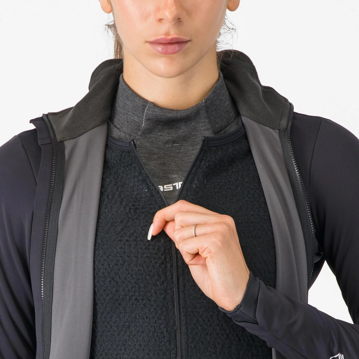 CASTELLI ALPHA 150 Jacke Women Schwarz - Image 3