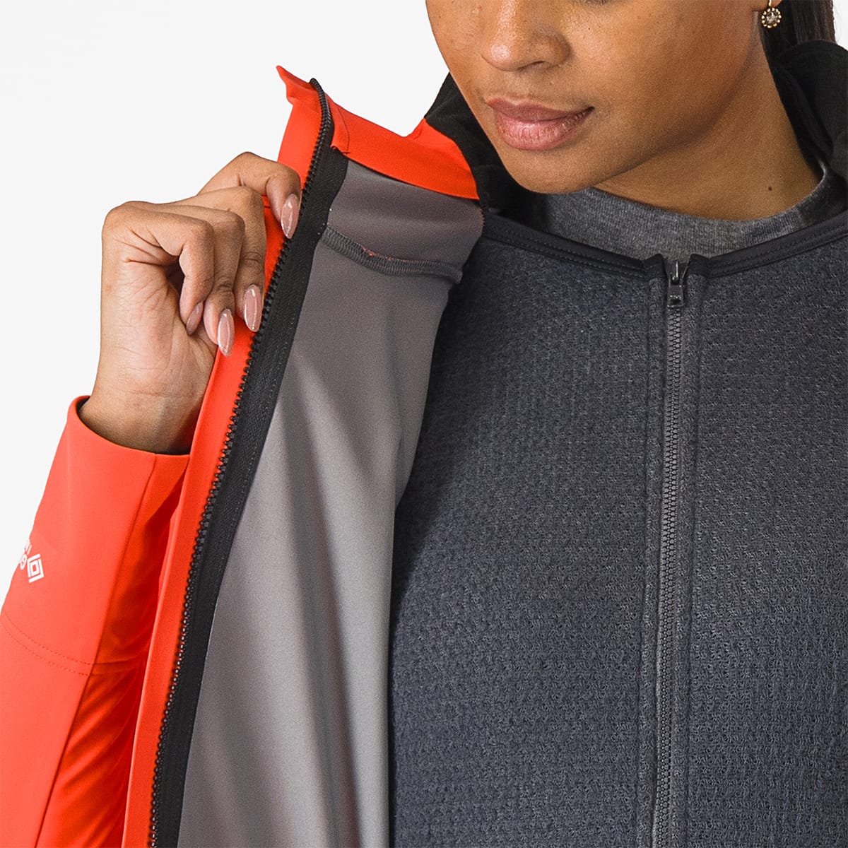 CASTELLI ALPHA DOPPIO ROS Jacket Women Koralle/Schwarz - Image 5