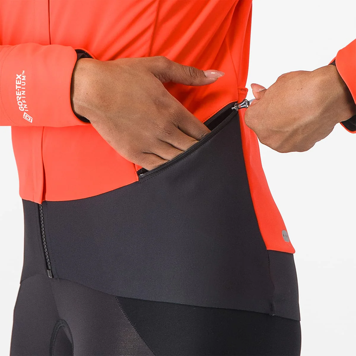 CASTELLI ALPHA DOPPIO ROS Jacket Women Koralle/Schwarz - Image 6