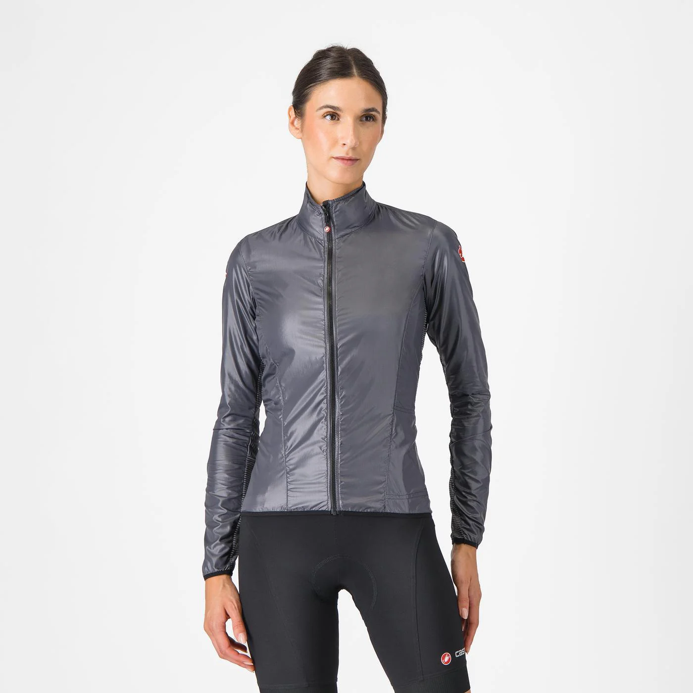CASTELLI ARIA SHELL Jacke Damen Dunkelgrau