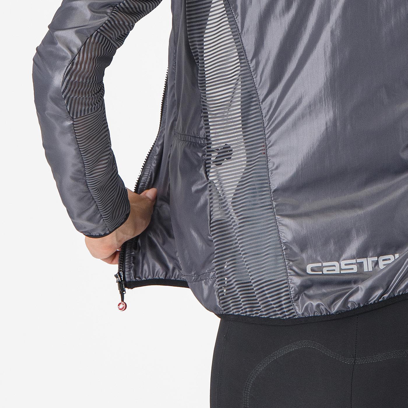 CASTELLI ARIA SHELL Jacke Damen Dunkelgrau - Image 5