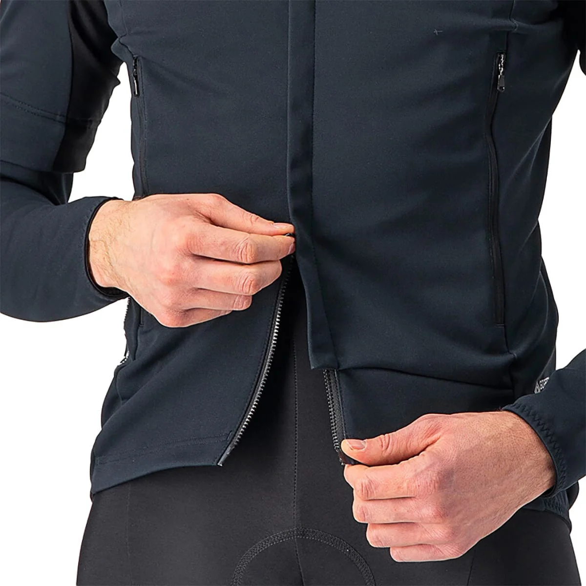 CASTELLI CONVERTIBLE PERFETTO ROS 2 Jacke Schwarz/Schwarz Reflex - Image 5