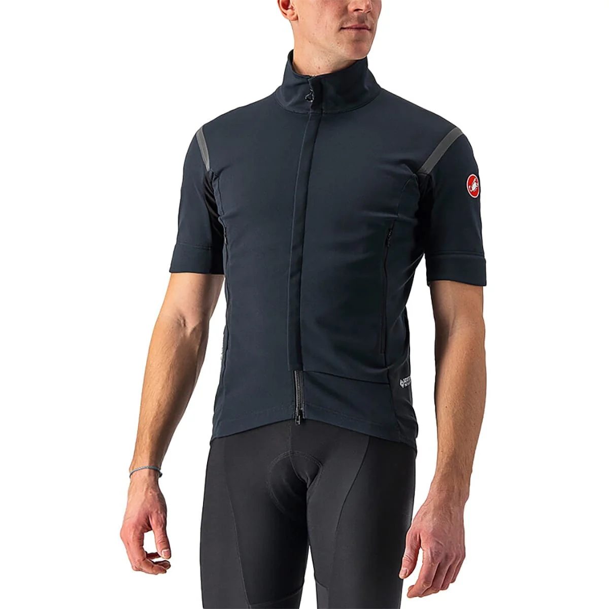 CASTELLI CONVERTIBLE PERFETTO ROS 2 Jacke Schwarz/Schwarz Reflex - Image 8