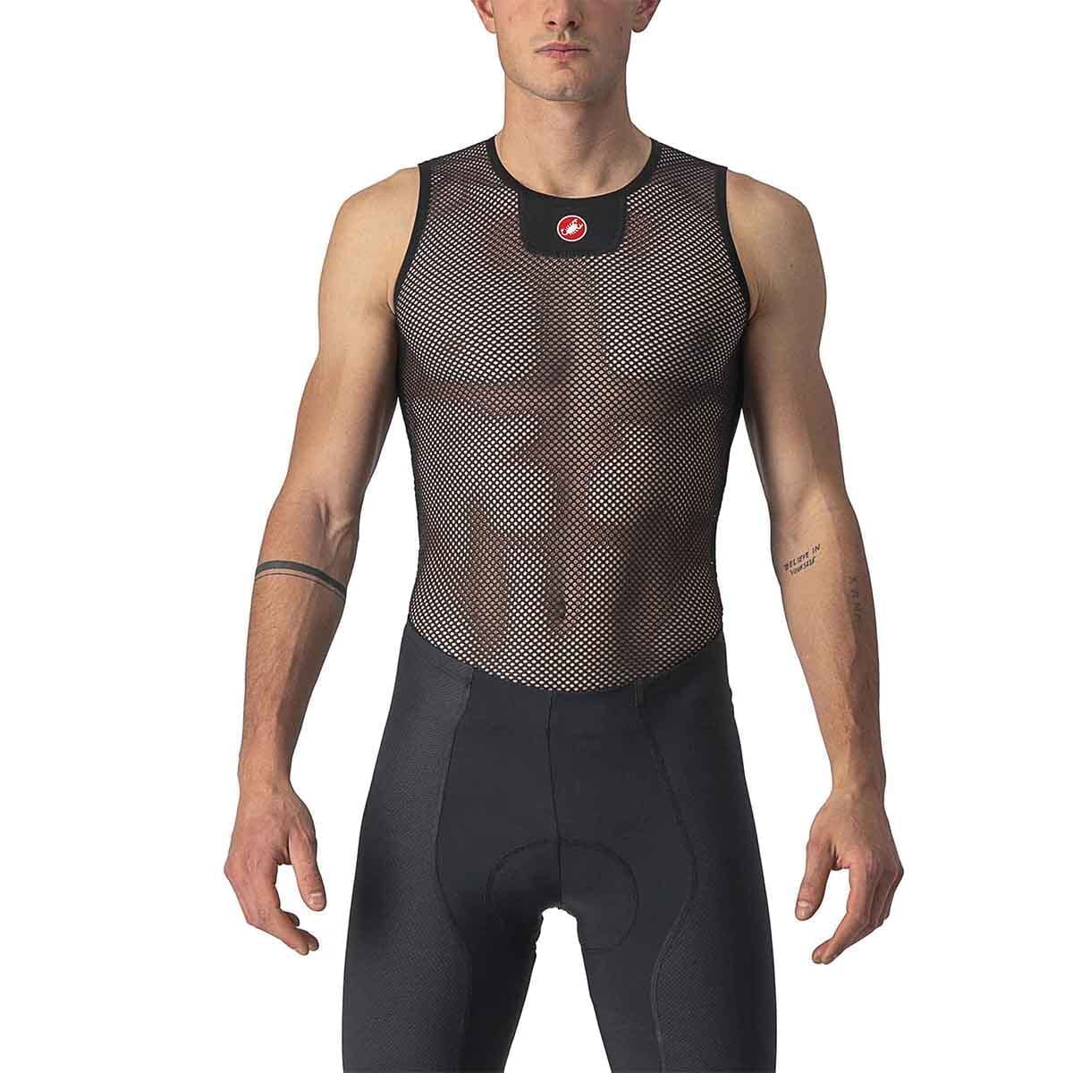 Unterwäsche CASTELLI CORE MESH 3 Ärmellos Schwarz