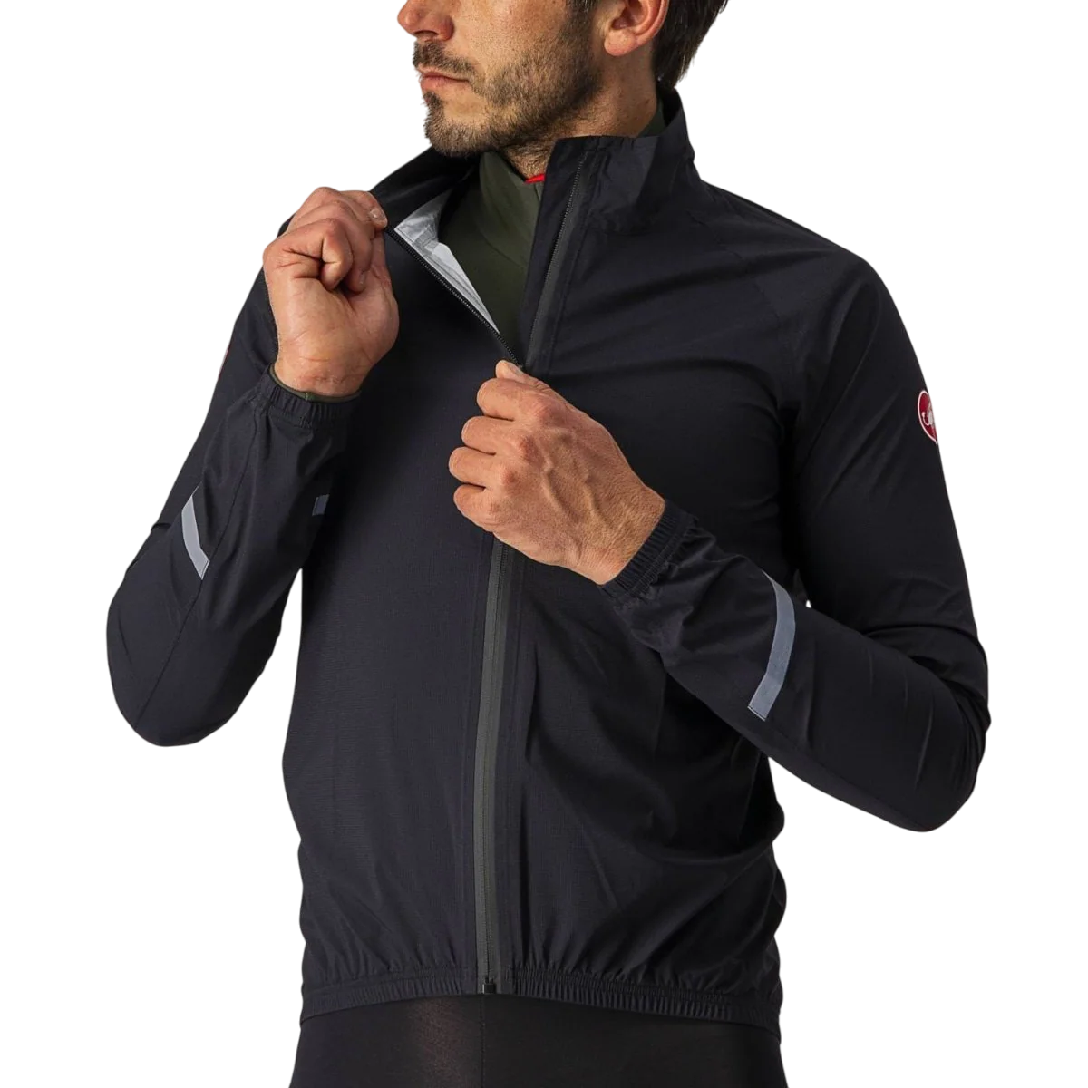 CASTELLI EMERGENCY 2 RAIN Jacke Schwarz - Image 6