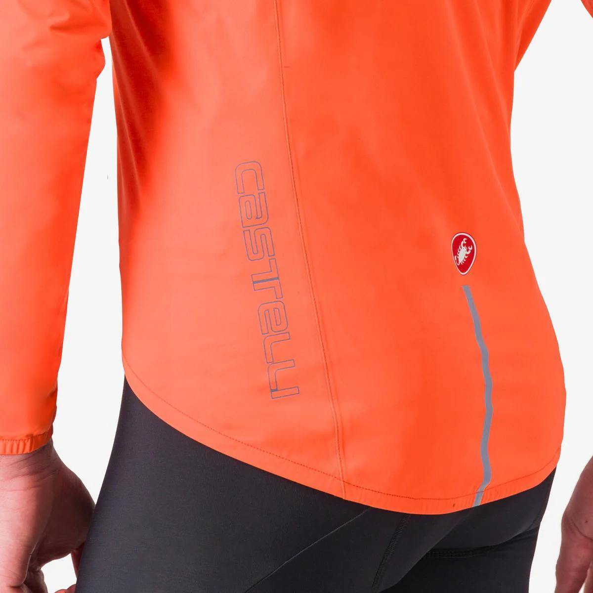 CASTELLI EMERGENCY 3 RAIN Jacke Orange - Image 5