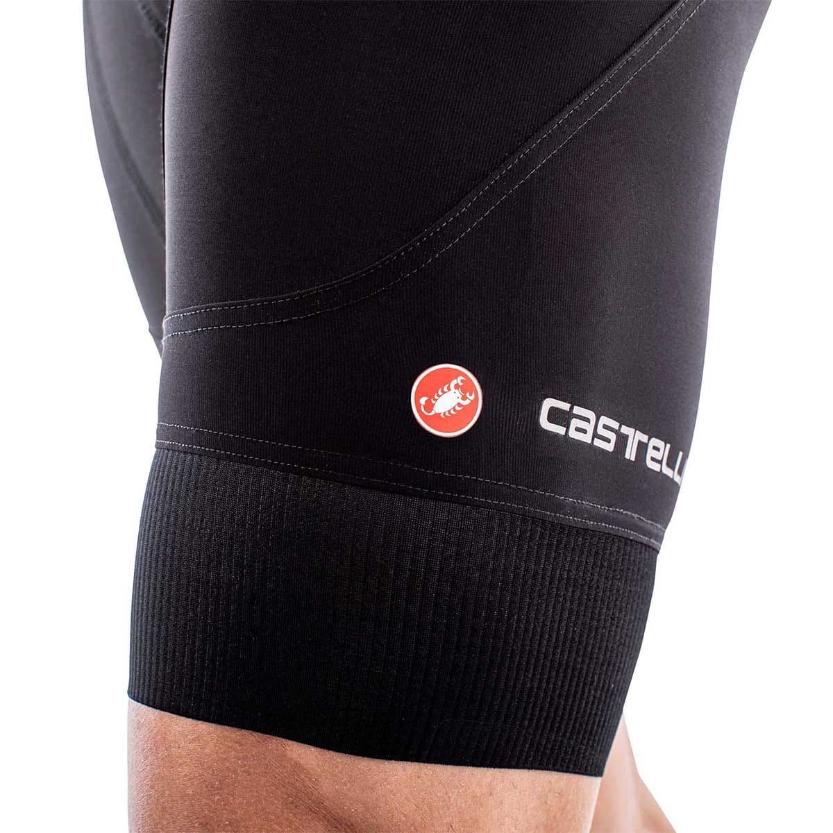 CASTELLI ENDURANCE 3 Kurze Trägerhose Schwarz - Image 10
