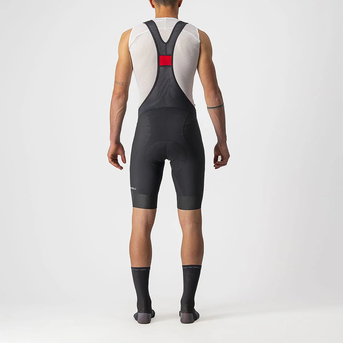 CASTELLI ENDURANCE 3 Kurze Trägerhose Schwarz - Image 2