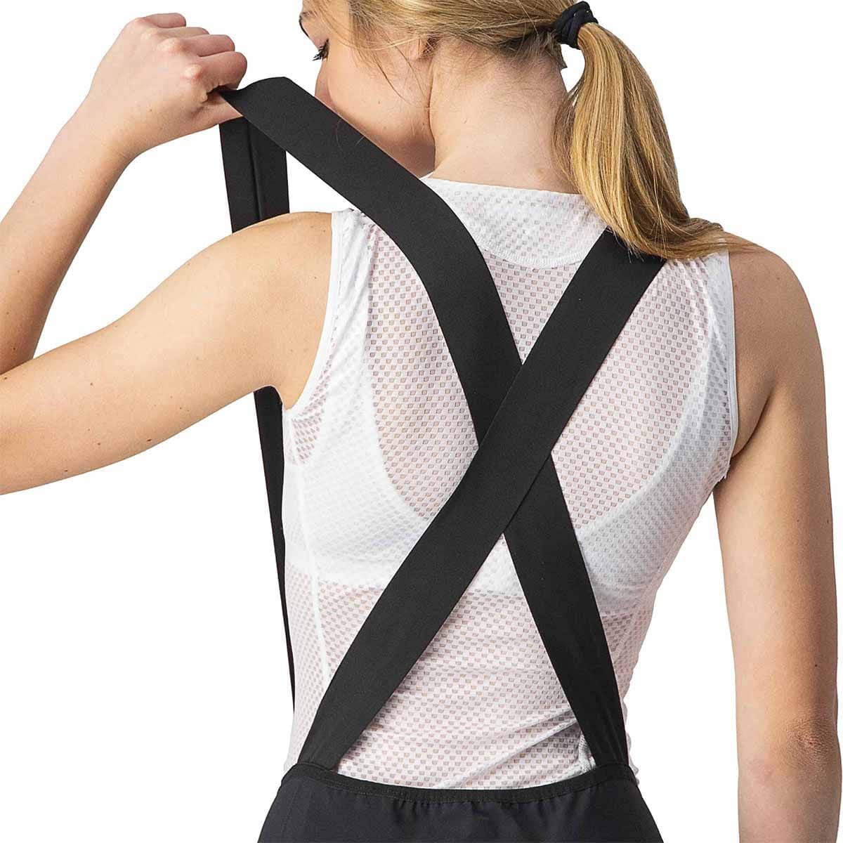 CASTELLI ENDURANCE Damen Kurze Trägerhose Schwarz - Image 7