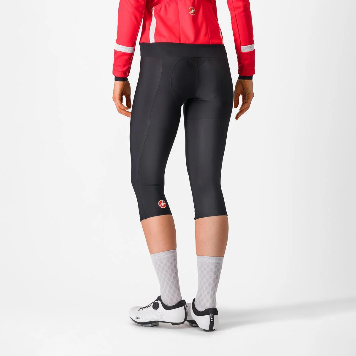 CASTELLI ENTRATA Damen 3/4-Trägerhose Schwarz - Image 2