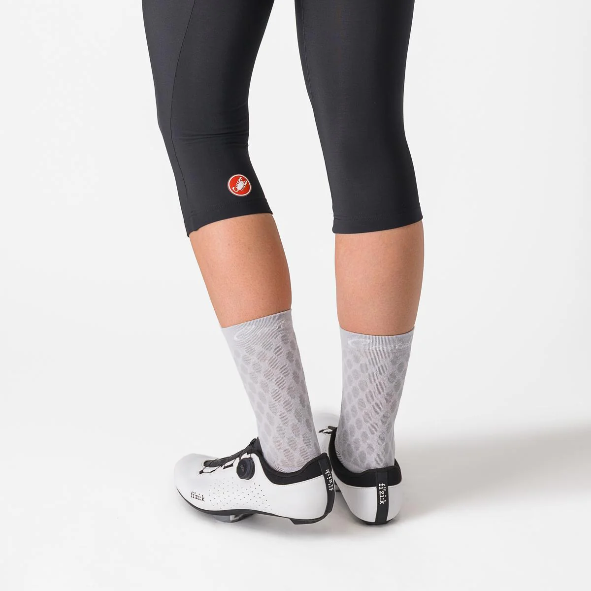 CASTELLI ENTRATA Damen 3/4-Trägerhose Schwarz - Image 3