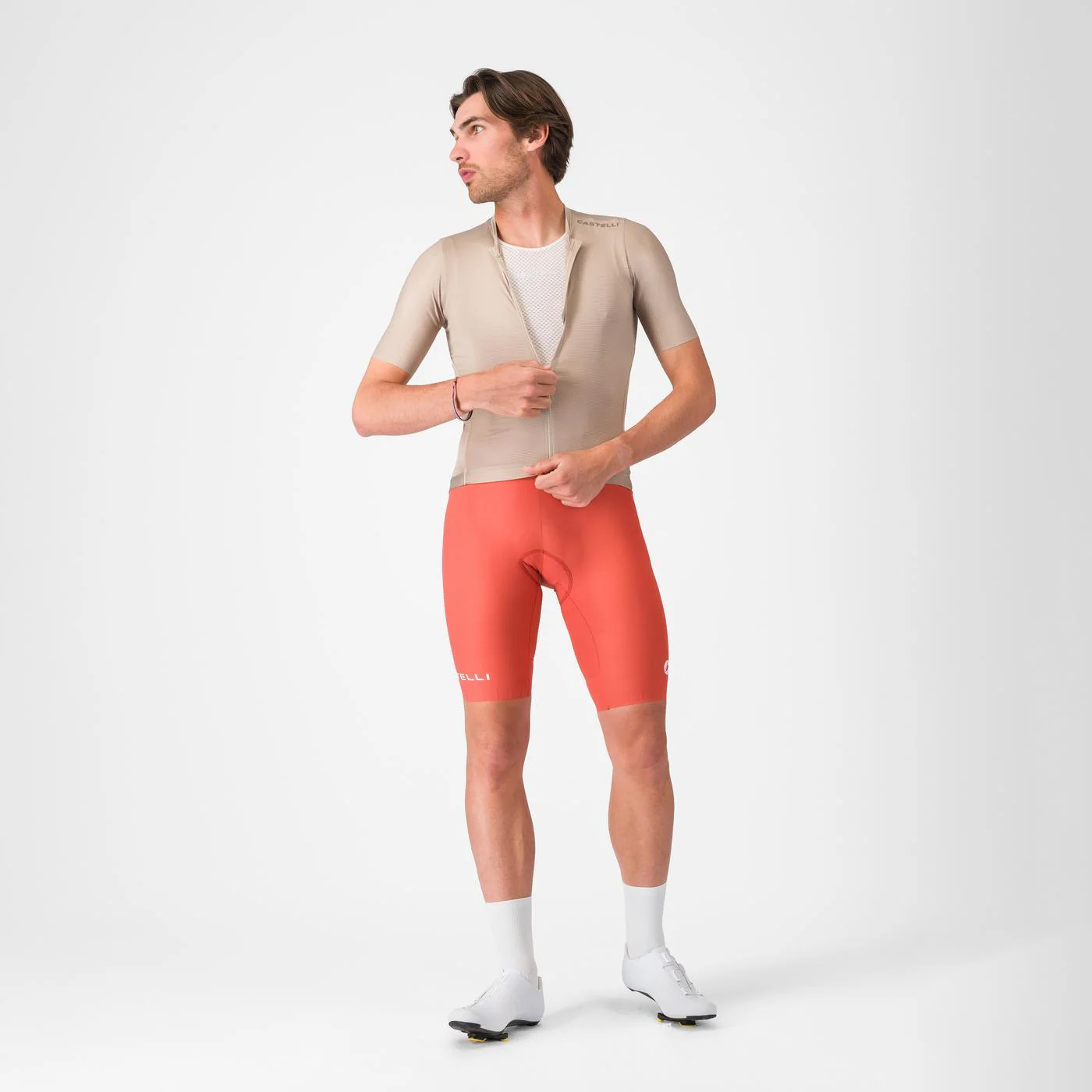 CASTELLI ESPRESSO 2 Paprika Kurze Trägerhose - Image 6