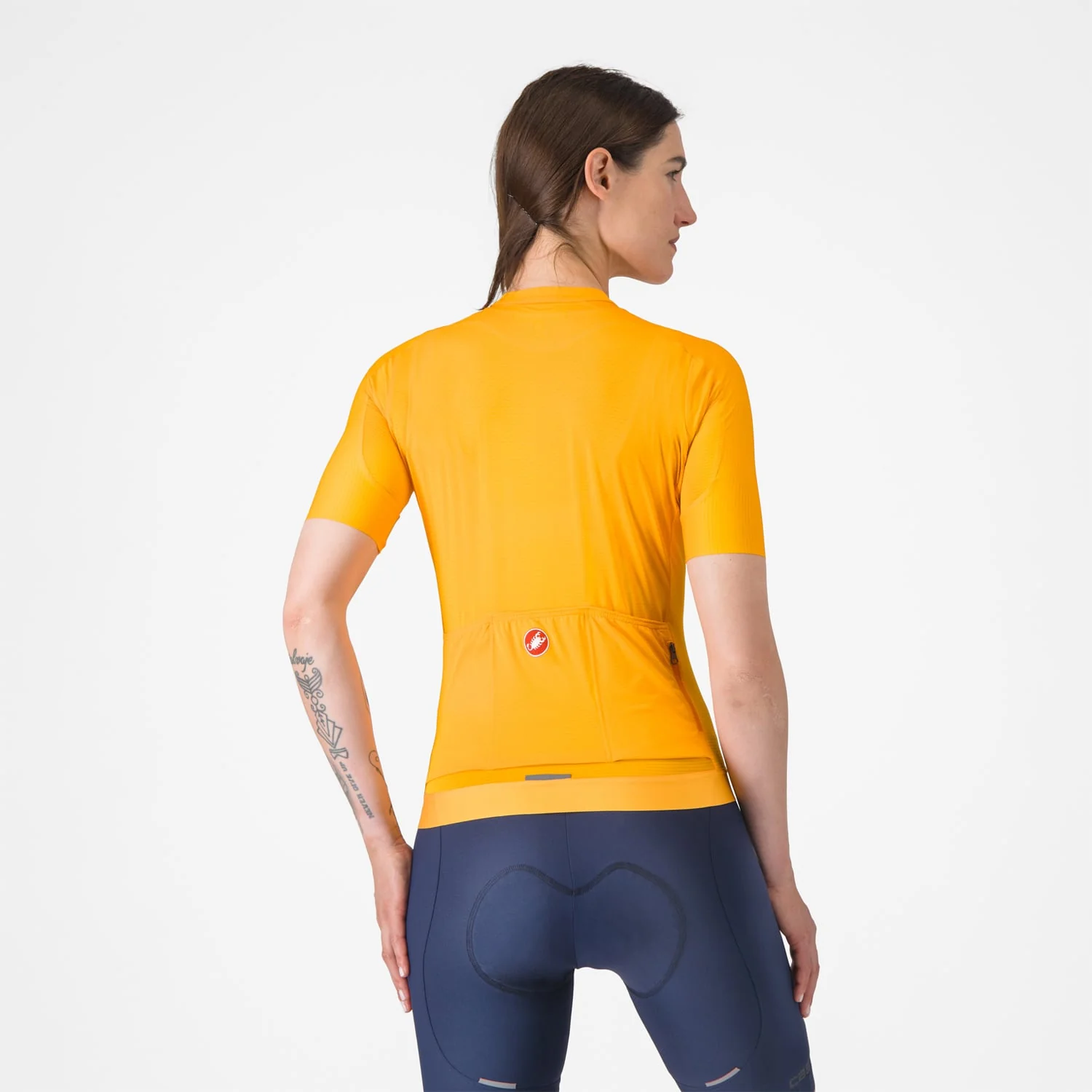 CASTELLI ESPRESSO Damen Trikot Kurzarm Orange - Image 2