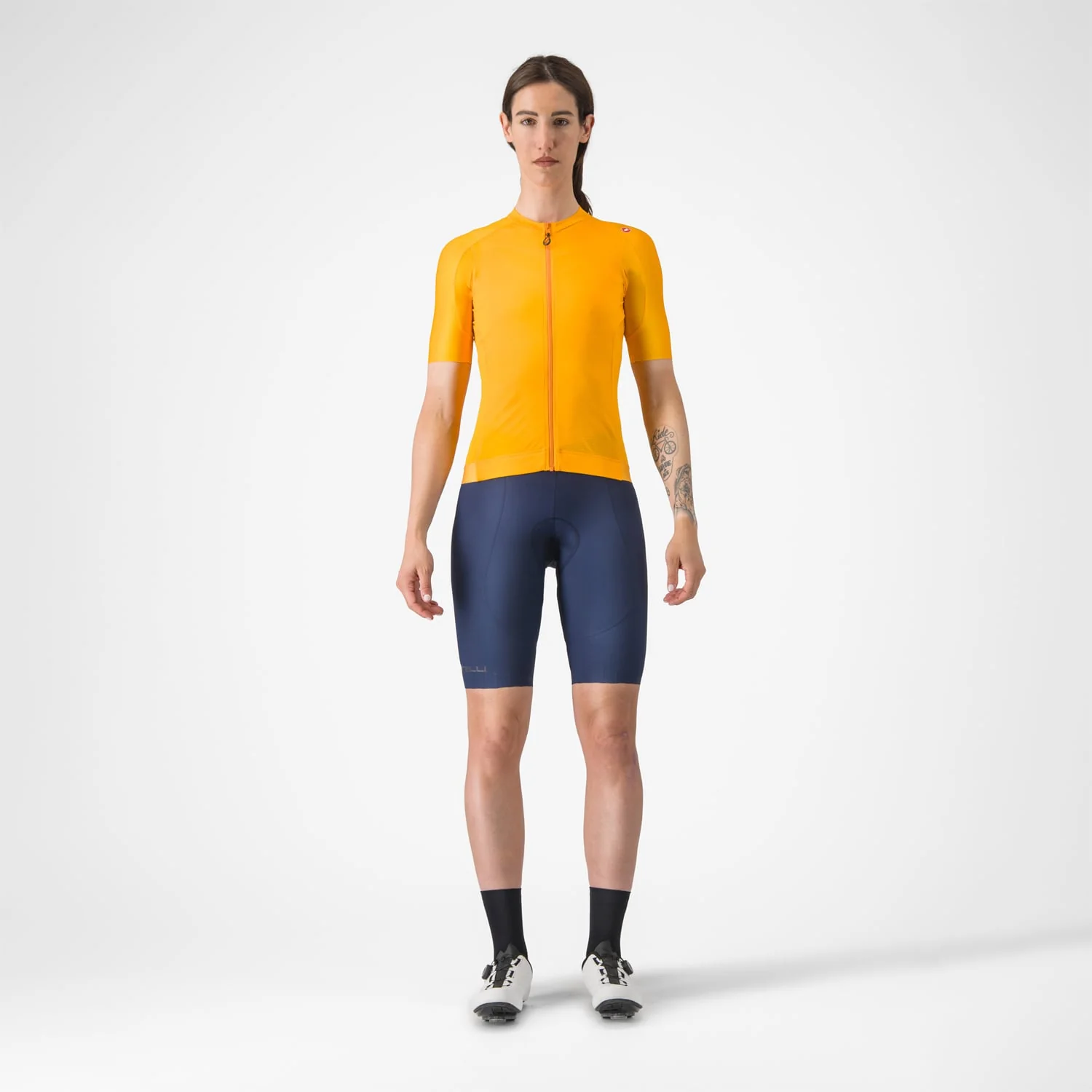 CASTELLI ESPRESSO Damen Trikot Kurzarm Orange - Image 3