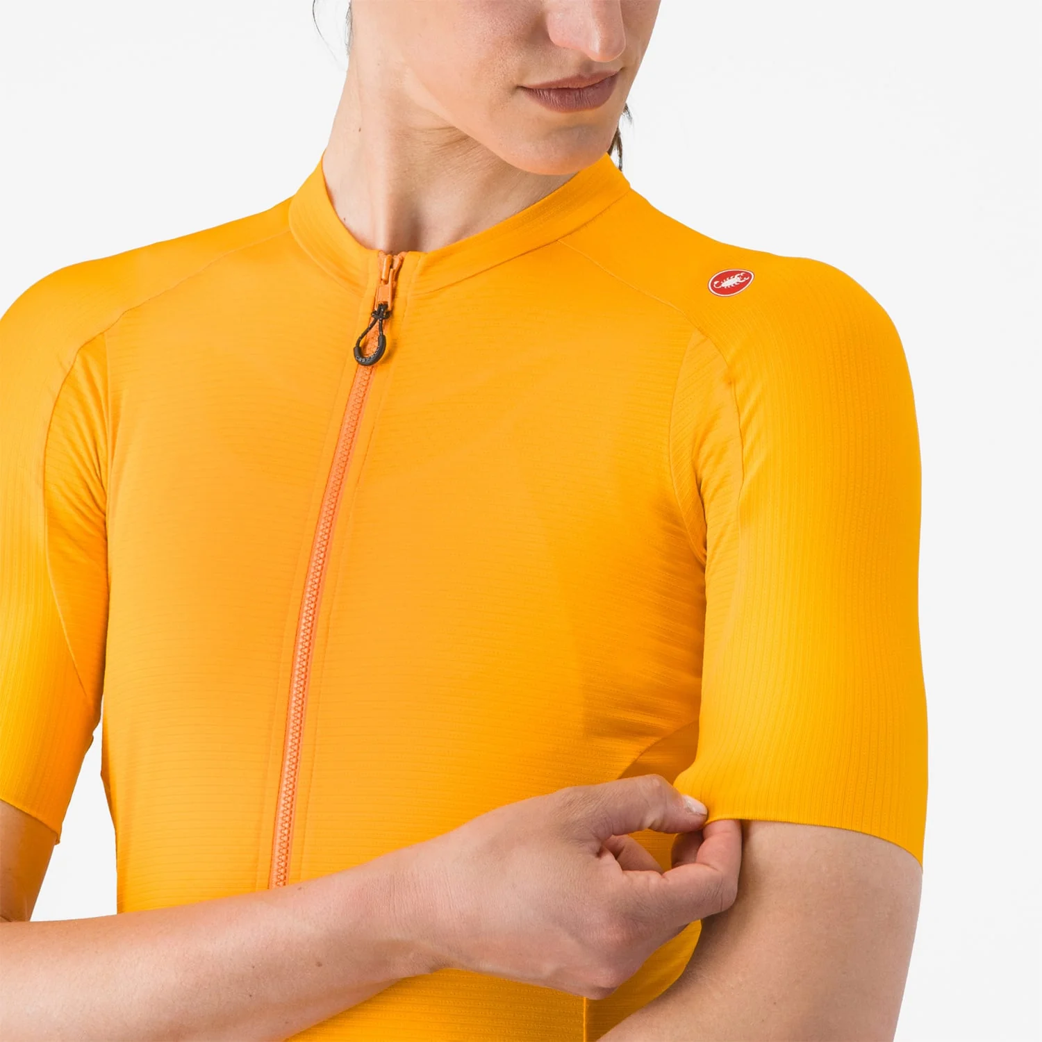 CASTELLI ESPRESSO Damen Trikot Kurzarm Orange - Image 4