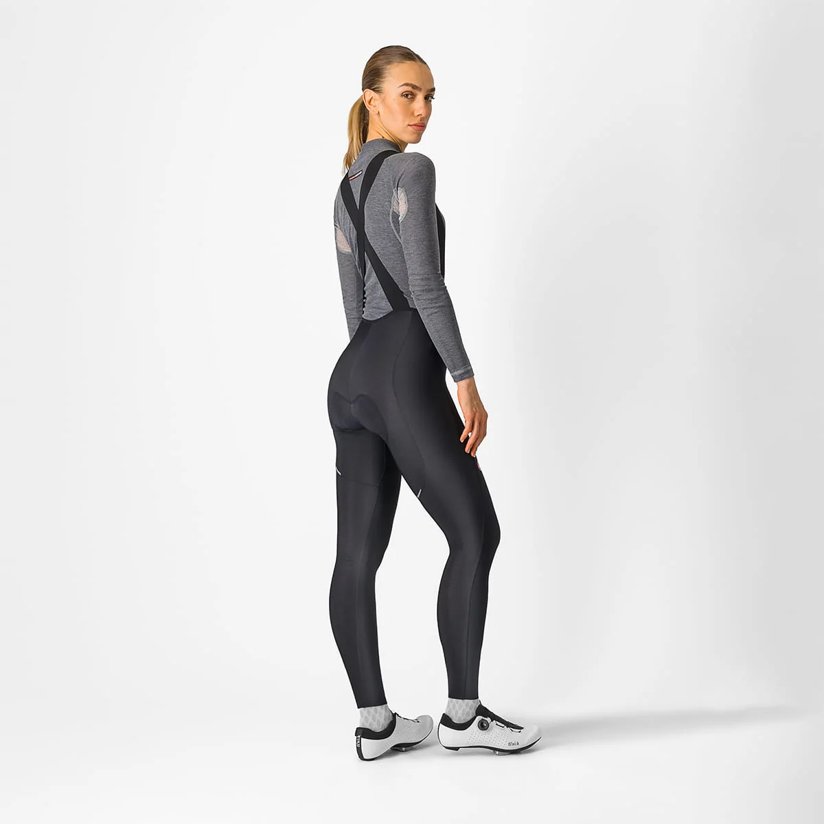 CASTELLI ESPRESSO DT Damen Lange Trägerhose Schwarz - Image 2