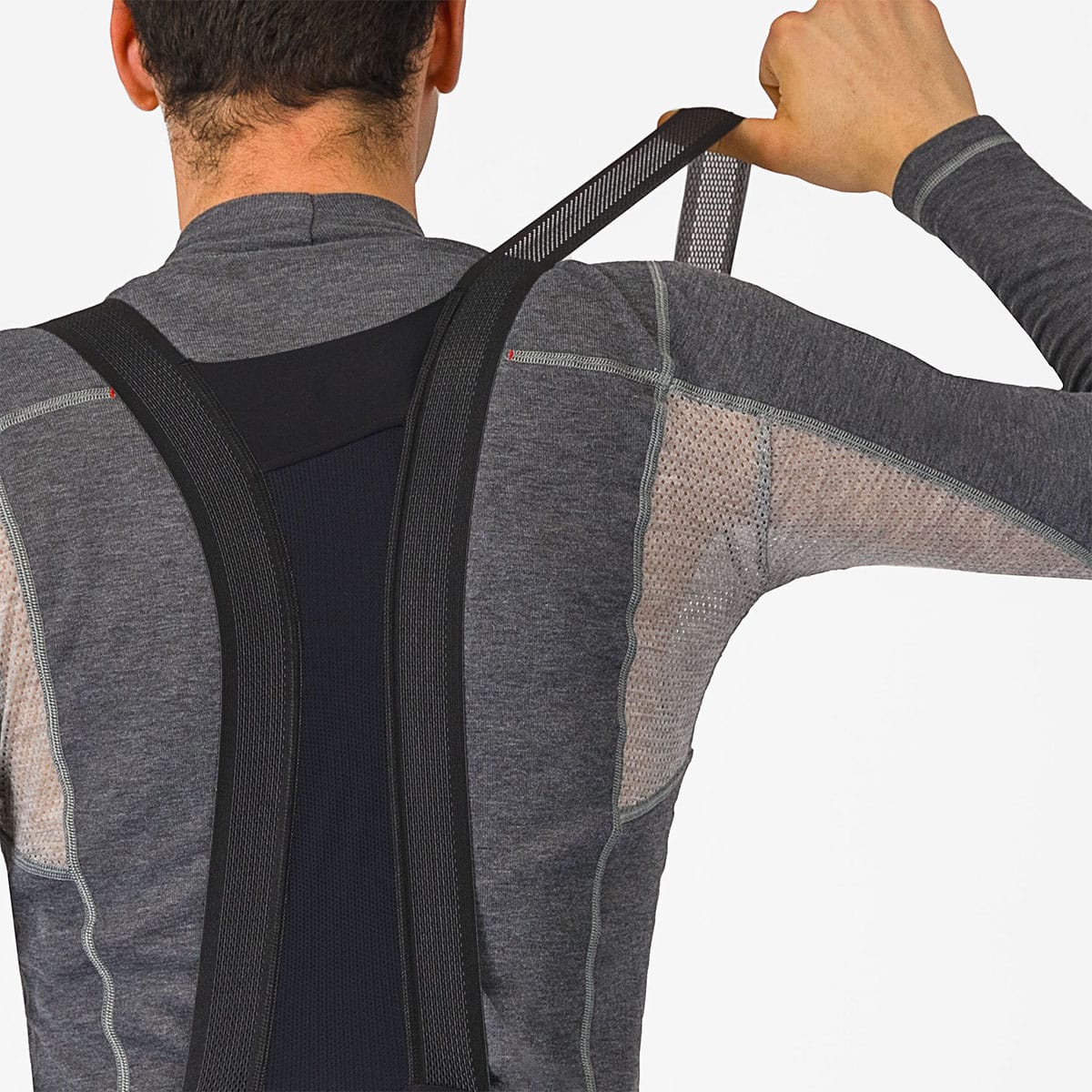 CASTELLI ESPRESSO Lange Trägerhose Schwarz - Image 3