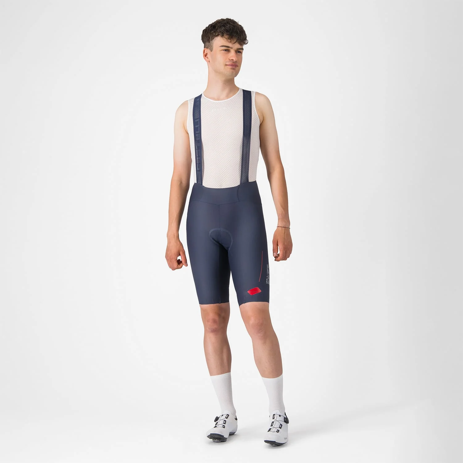 CASTELLI ESPRESSO R--A/D Kurze Trägerhose Blau