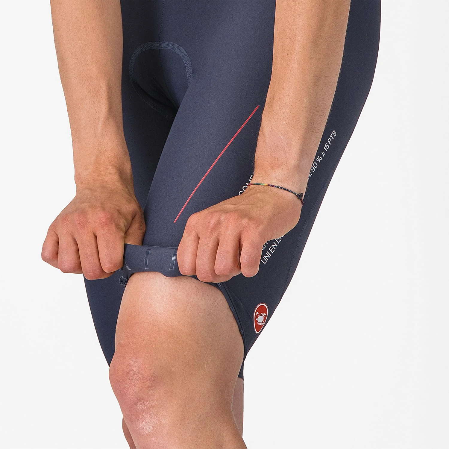 CASTELLI ESPRESSO R--A/D Kurze Trägerhose Blau - Image 4