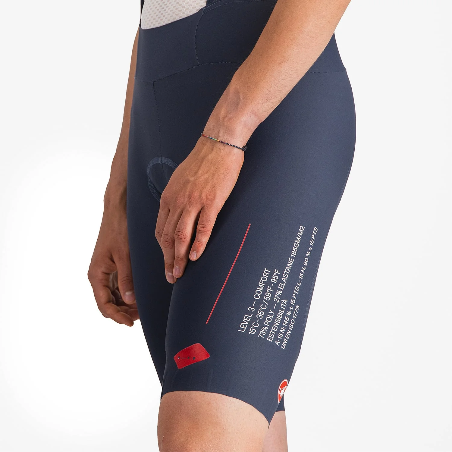 CASTELLI ESPRESSO R--A/D Kurze Trägerhose Blau - Image 5