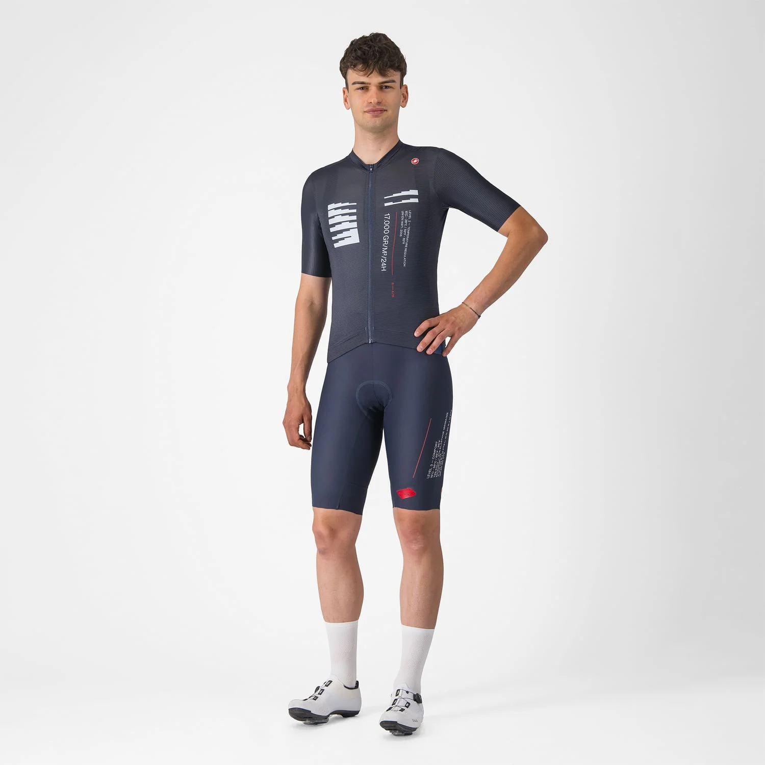 CASTELLI ESPRESSO R--A/D Trikot Kurzarm Blau - Image 3