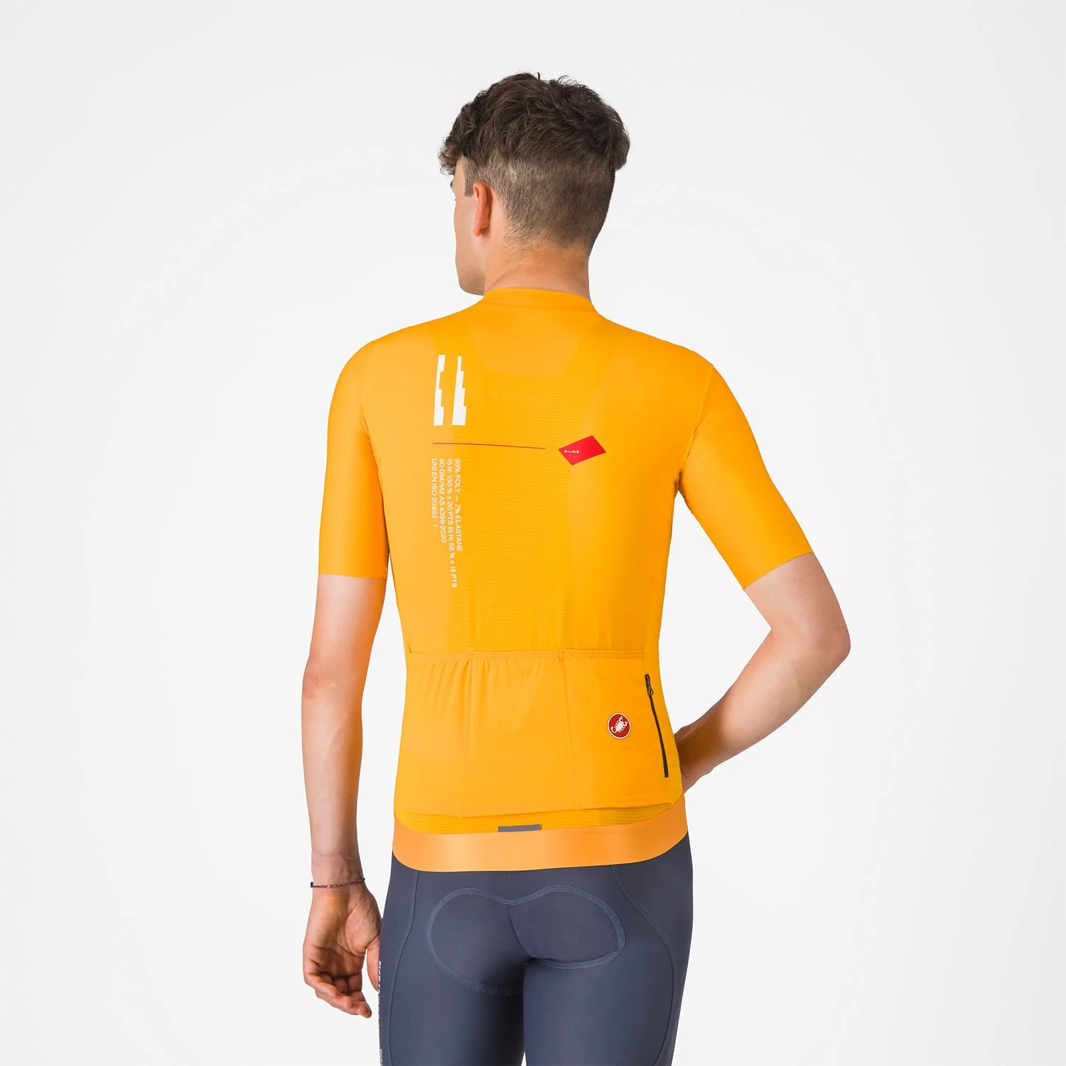 CASTELLI ESPRESSO R--A/D Trikot Kurzarm Orange - Image 2