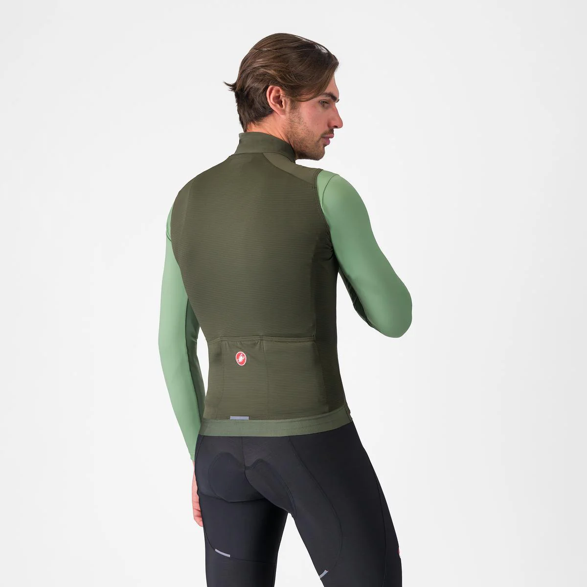 CASTELLI ESPRESSO Ärmellose Jacke Grün - Image 2