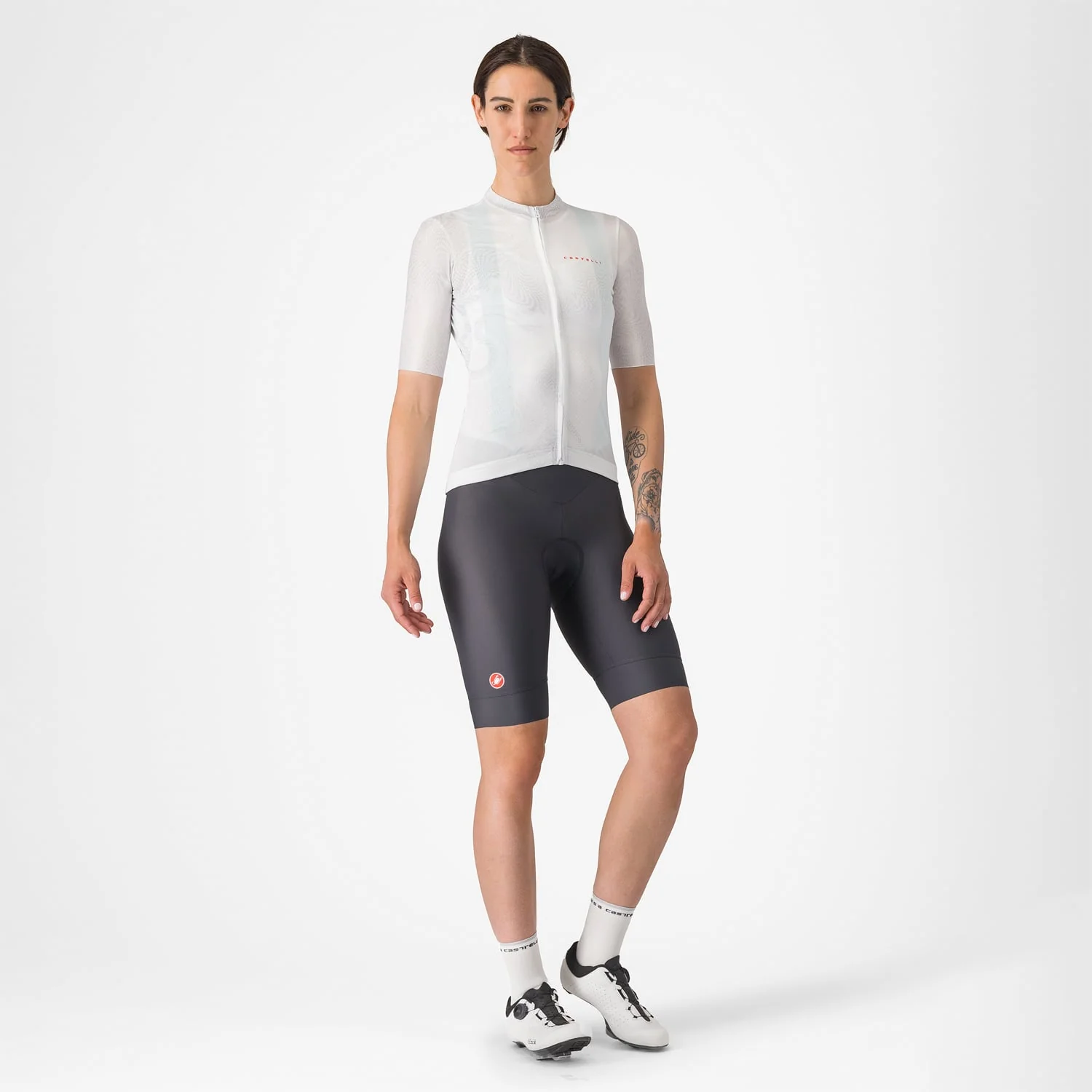 CASTELLI FANTASIA Damen Trikot Kurzarm Weiß - Image 3