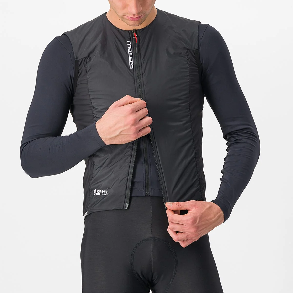 CASTELLI FLY Ärmellose Jacke Schwarz