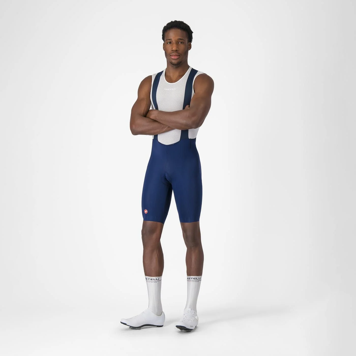 CASTELLI FREE AERO RACE Kurze Trägerhose S Marine