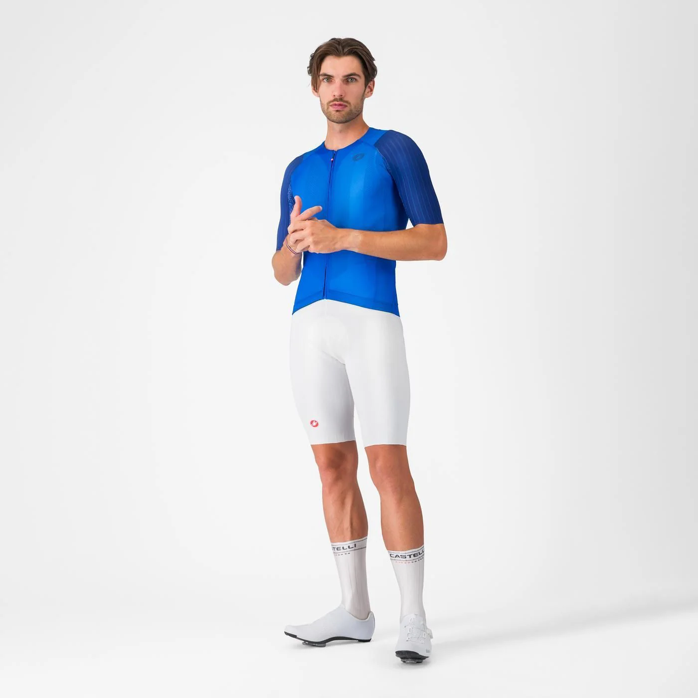 CASTELLI FREE AERO RACE S Kurze Trägerhose Weiß - Image 7