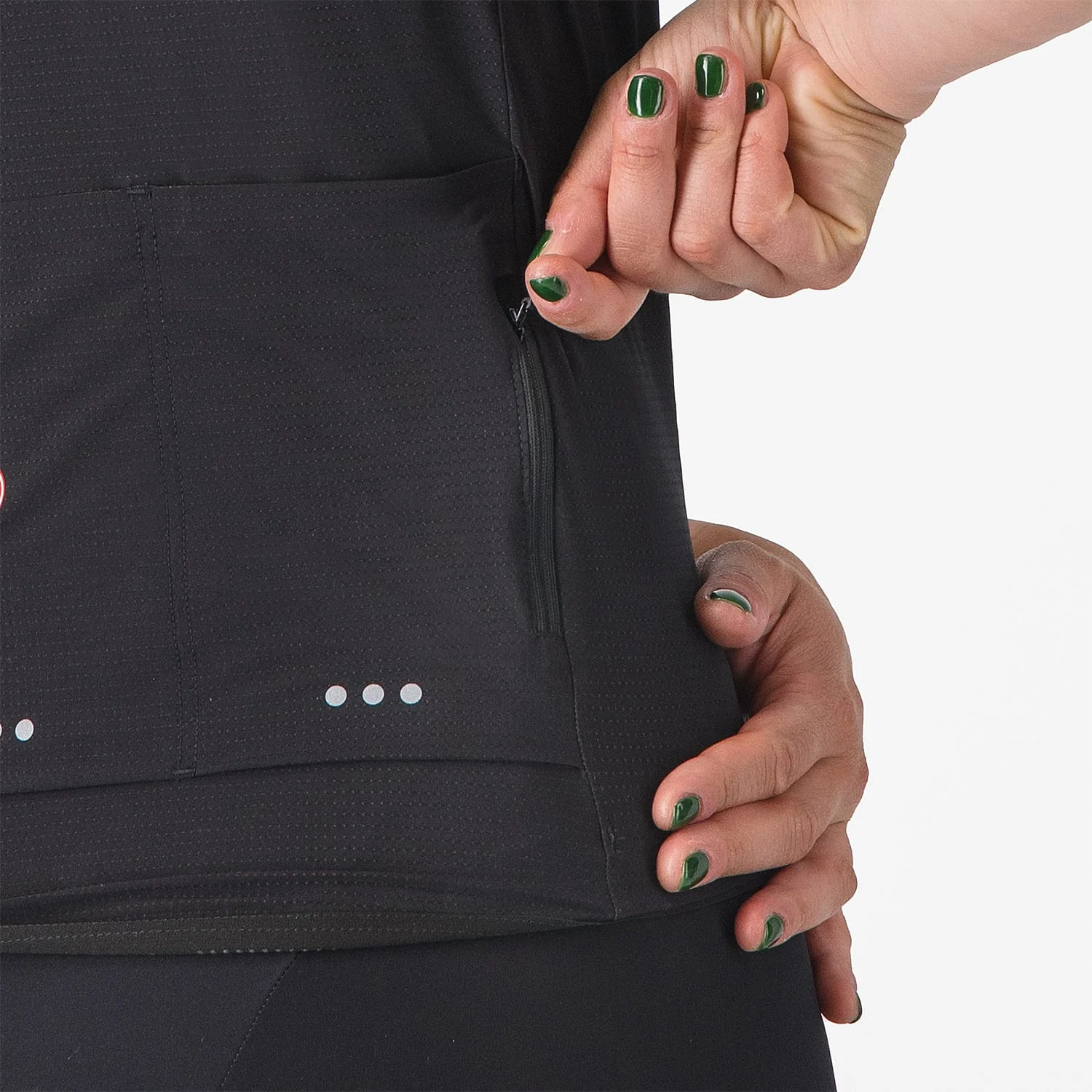 CASTELLI PREMIO EVO Damen Trikot Kurzarm Schwarz - Image 3