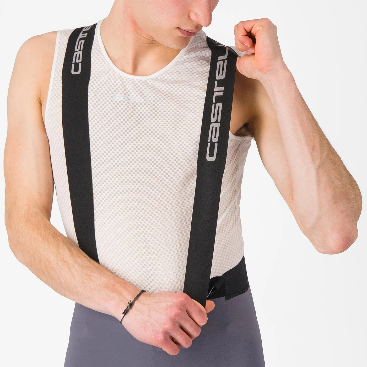 CASTELLI PREMIO EVO Kurze Trägerhose Grau - Image 3