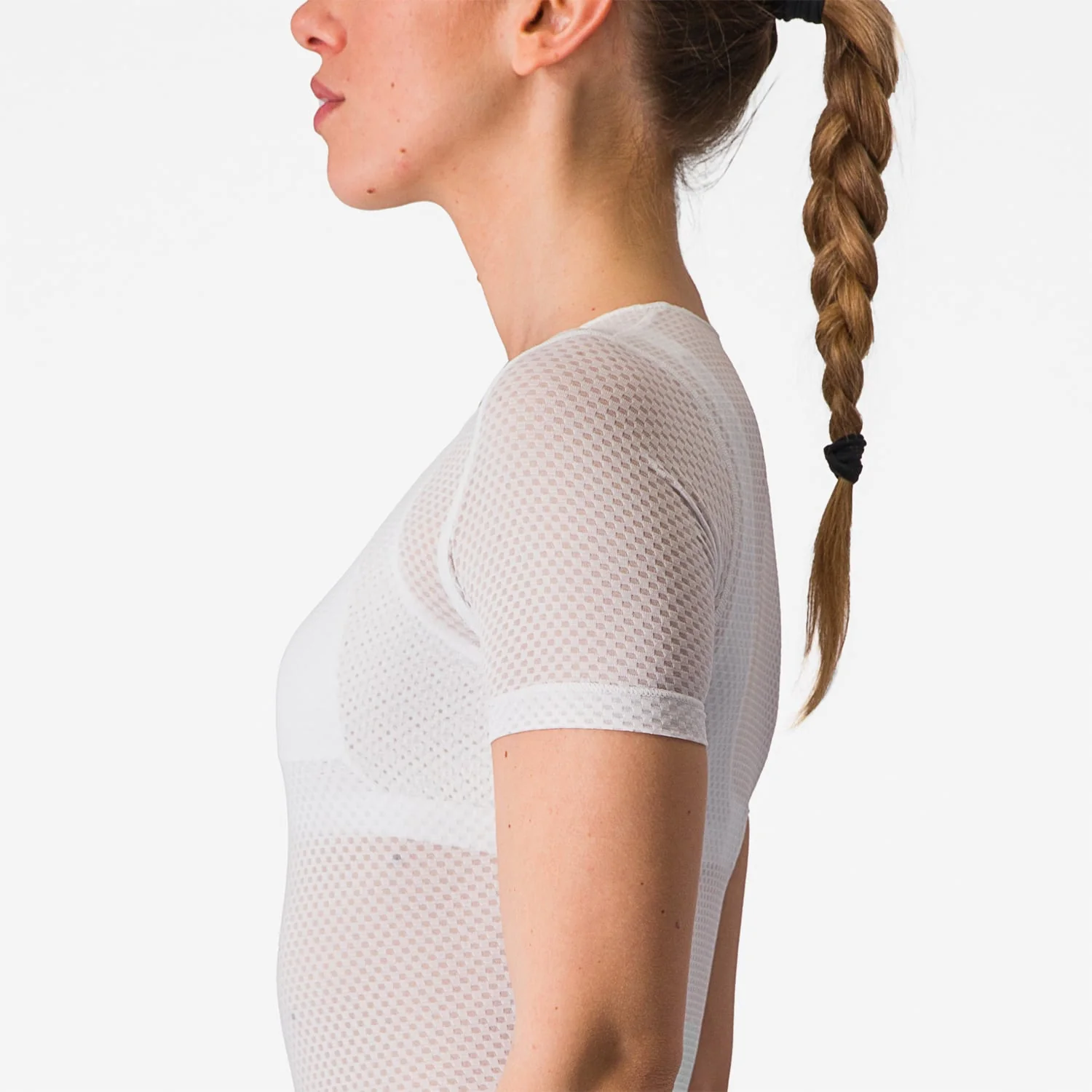 Unterwäsche CASTELLI PRO MESH Damen Kurzarm Weiß - Image 3