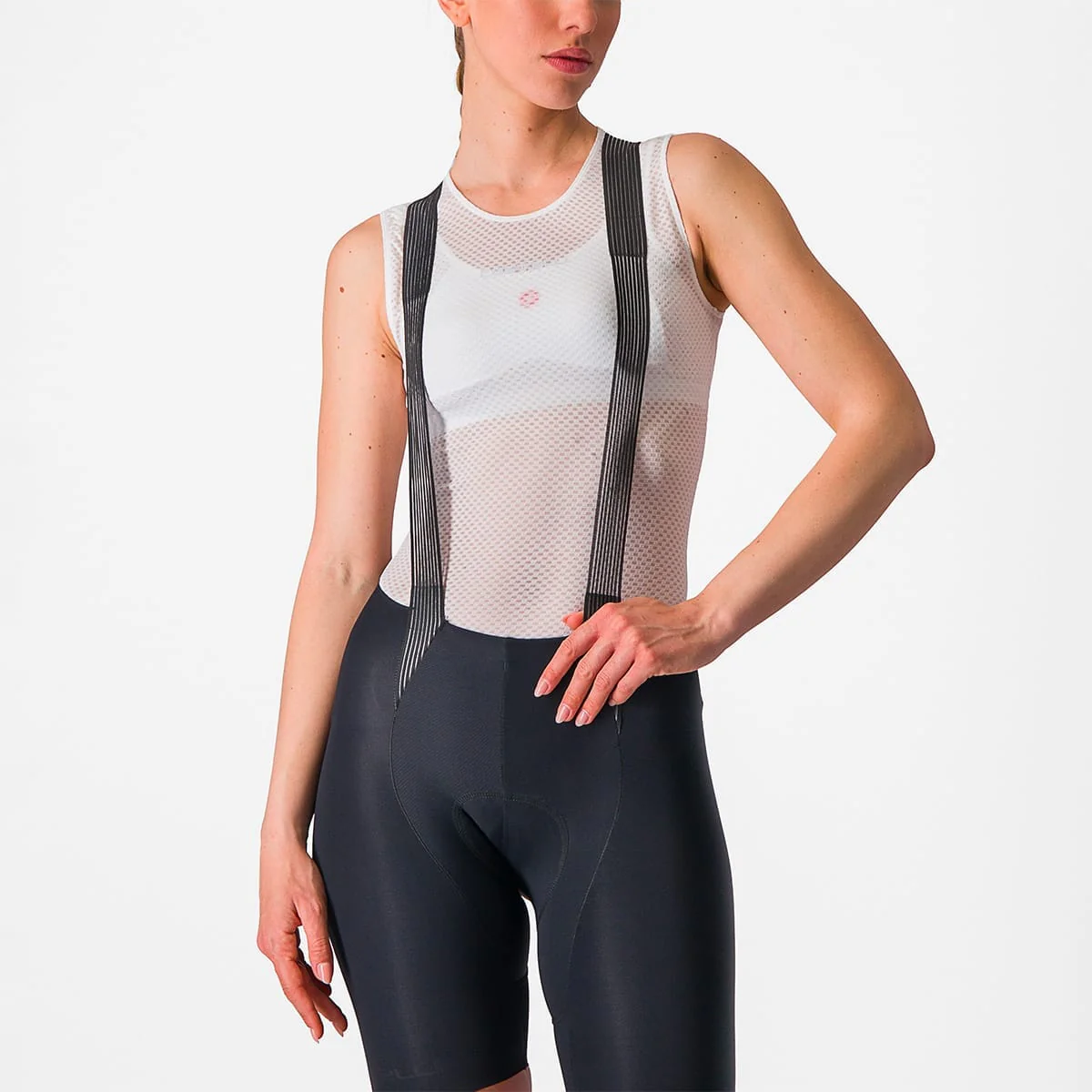 Unterwäsche CASTELLI PRO MESH Frau Ärmellos Weiß - Image 3