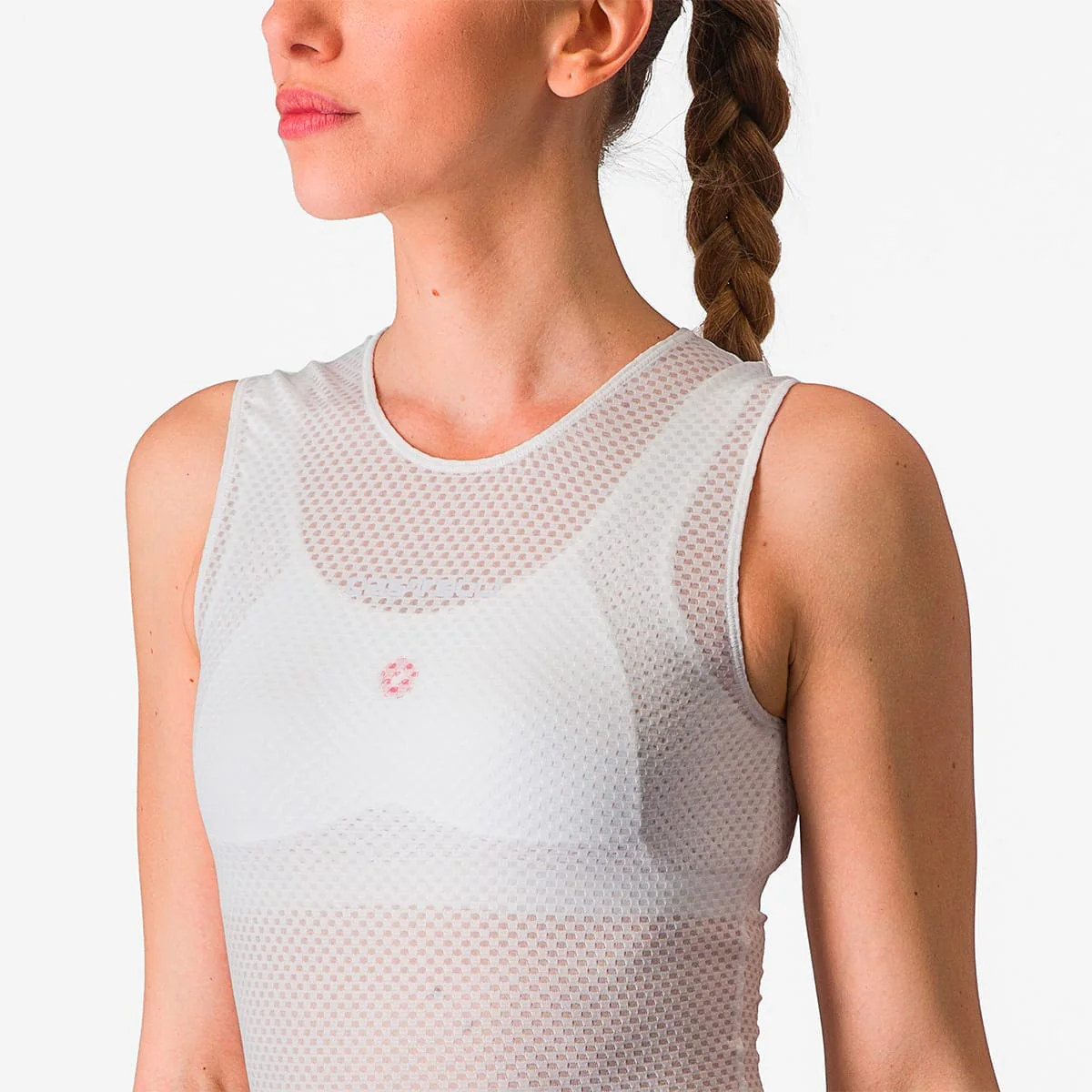 Unterwäsche CASTELLI PRO MESH Frau Ärmellos Weiß - Image 5