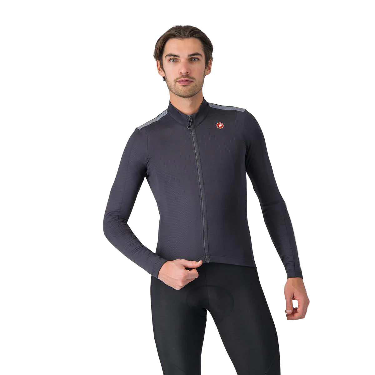 Trikot CASTELLI PURO 4 Langarm Dark Gray