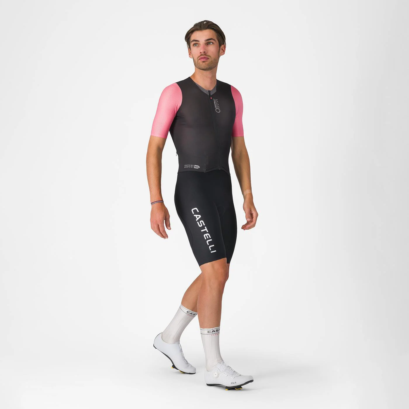 CASTELLI SATURDAY MORNING Einteiler Schwarz/Pink - Image 3
