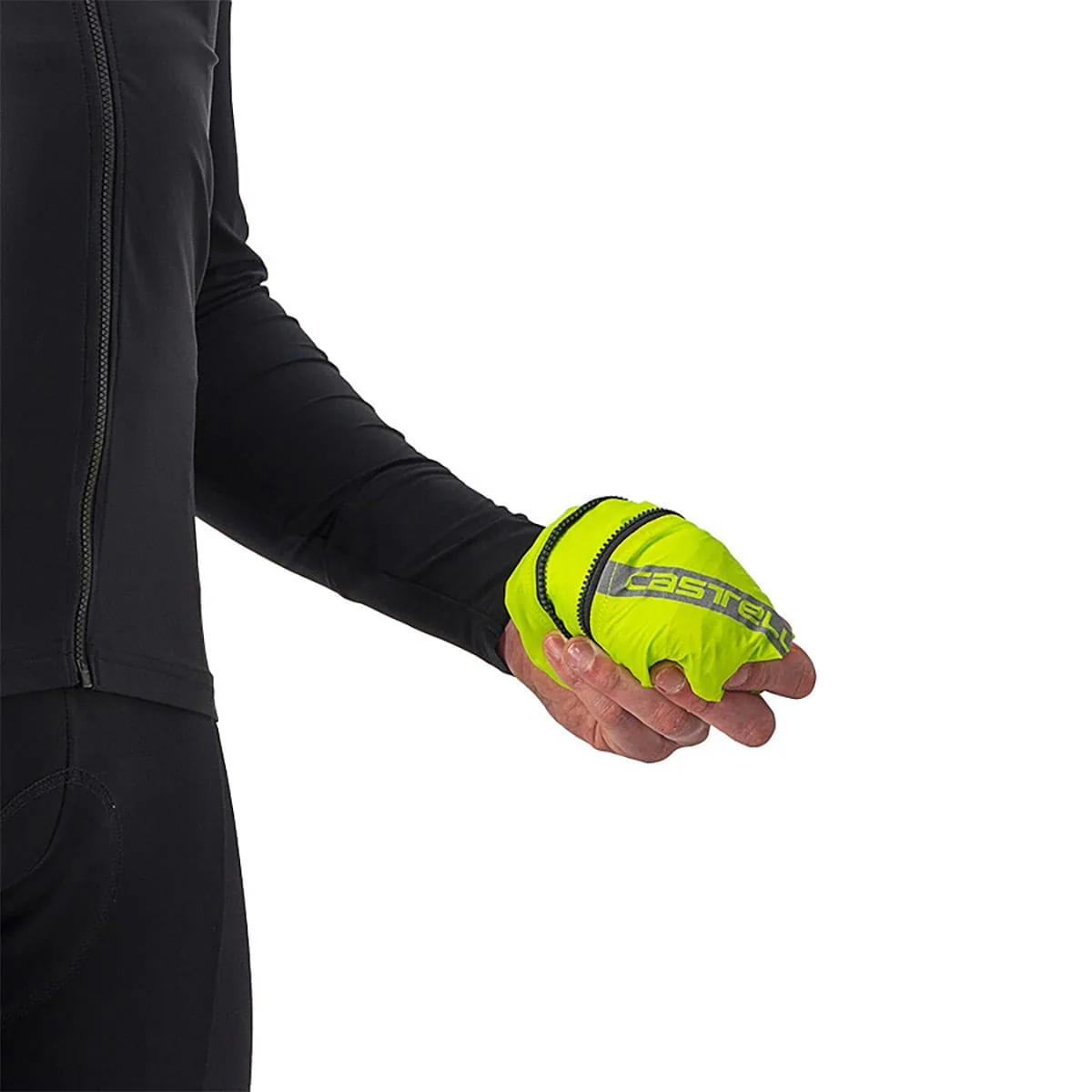 CASTELLI SQUADRA STRETCH Jacke Gelb/Grau - Image 7