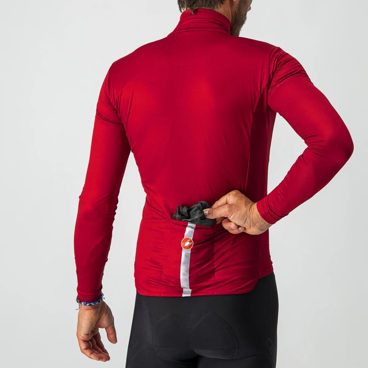CASTELLI SQUADRA STRETCH Jacke Schwarz/Grau - Image 7