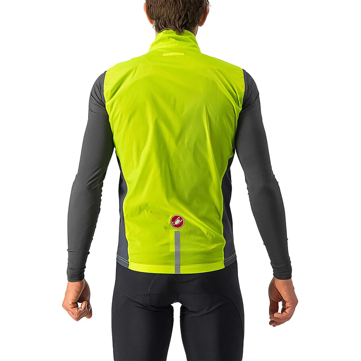 CASTELLI SQUADRA STRETCH Ärmellose Jacke Gelb/Grau - Image 2