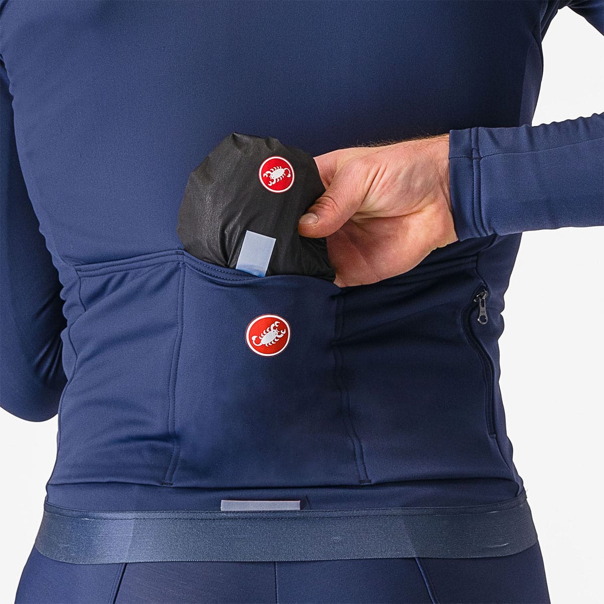 CASTELLI SQUALL SHELL Jacke Schwarz/Grau - Image 4