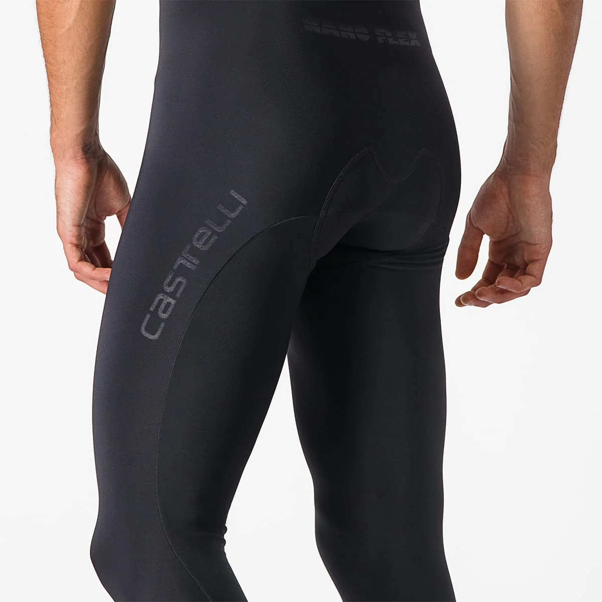 CASTELLI TUTTO NANO Lange Trägerhose Schwarz - Image 7