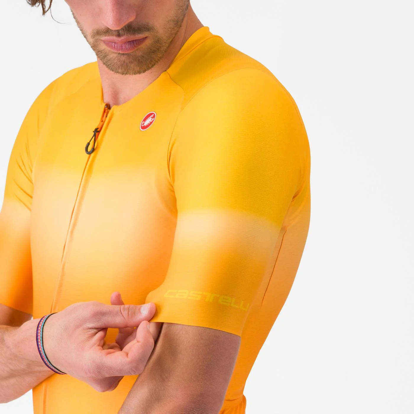 CASTELLI UPF Trikot Kurzarm Orange - Image 5