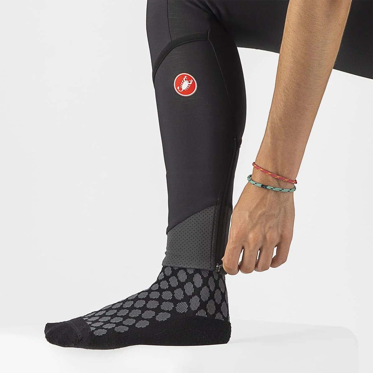 CASTELLI VELOCISSIMA DT Damen Lange Trägerhose Schwarz Reflex - Image 12