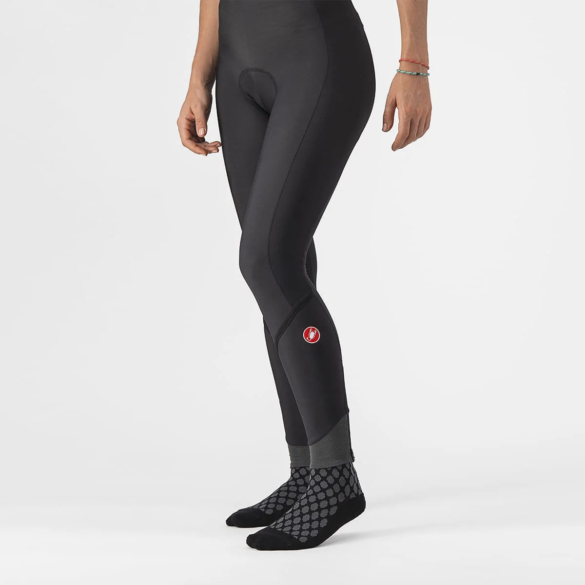 CASTELLI VELOCISSIMA DT Damen Lange Trägerhose Schwarz Reflex - Image 13