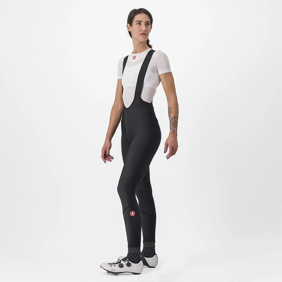 CASTELLI VELOCISSIMA DT Damen Lange Trägerhose Schwarz Reflex - Image 3